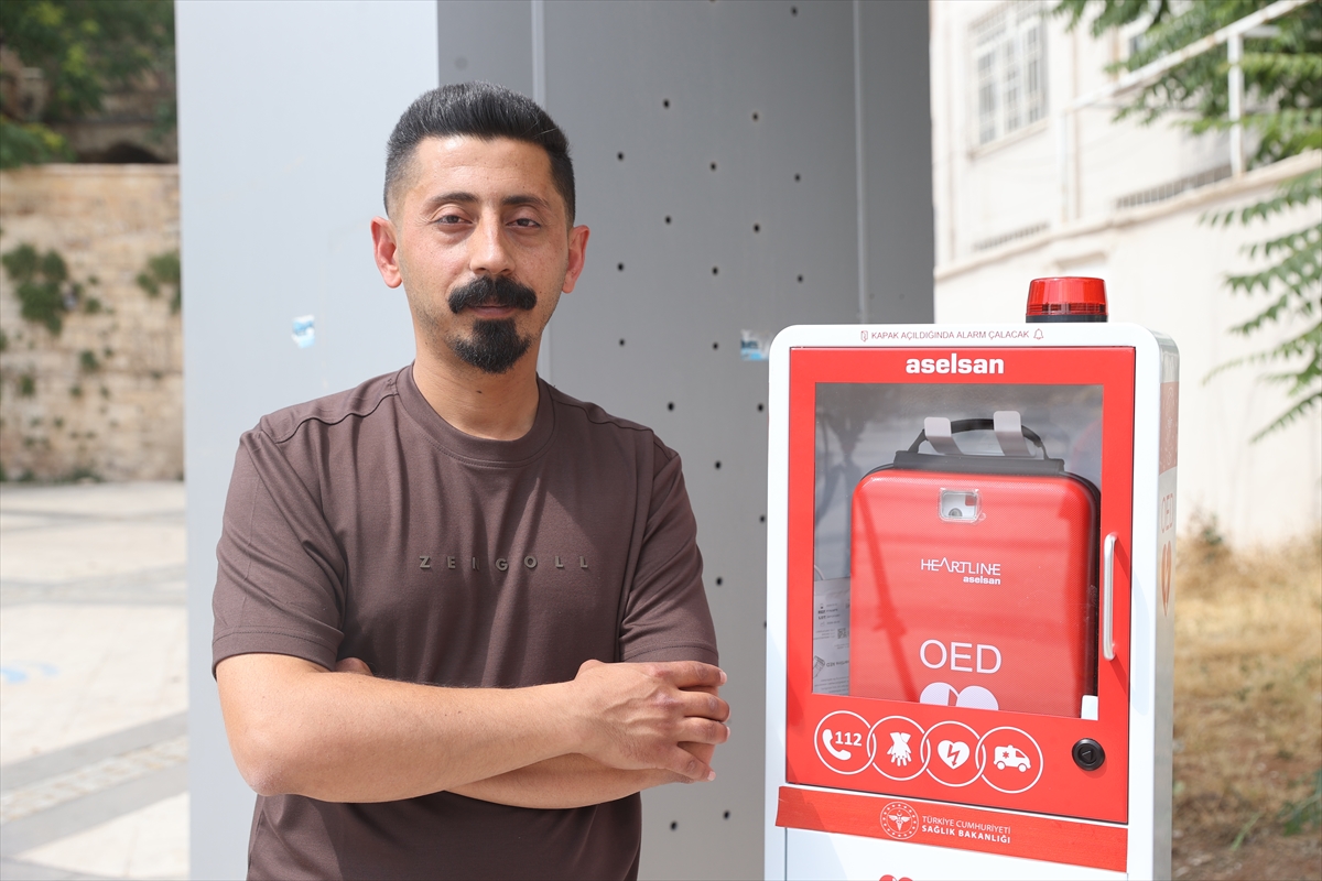 Mardin'de meydanlara yerleştirilen cihazlarla ani kalp durması vakalarına ilk müdahale yapılacak