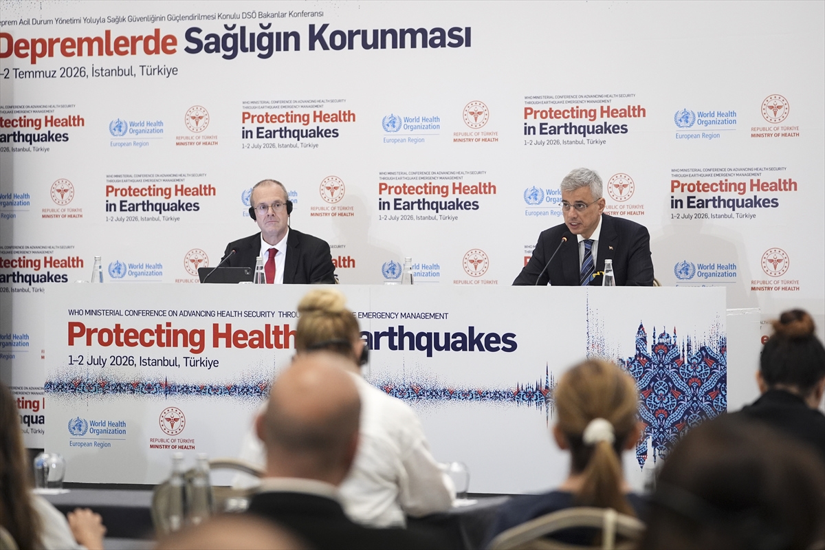 DSÖ Avrupa Bölge Direktörü Kluge, Sağlık Bakanı Memişoğlu ile ortak basın toplantısında konuştu: