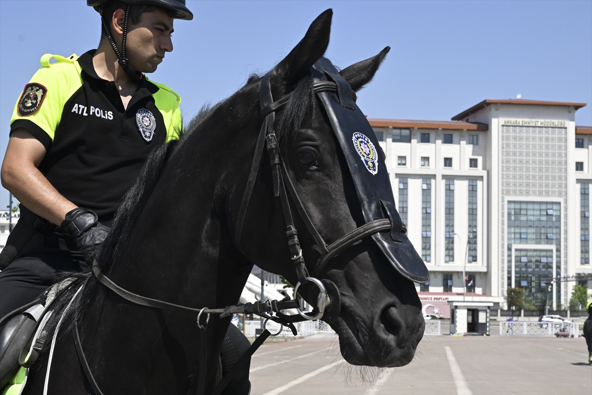 NATO Zirvesi için atlı polisler devriye başladı