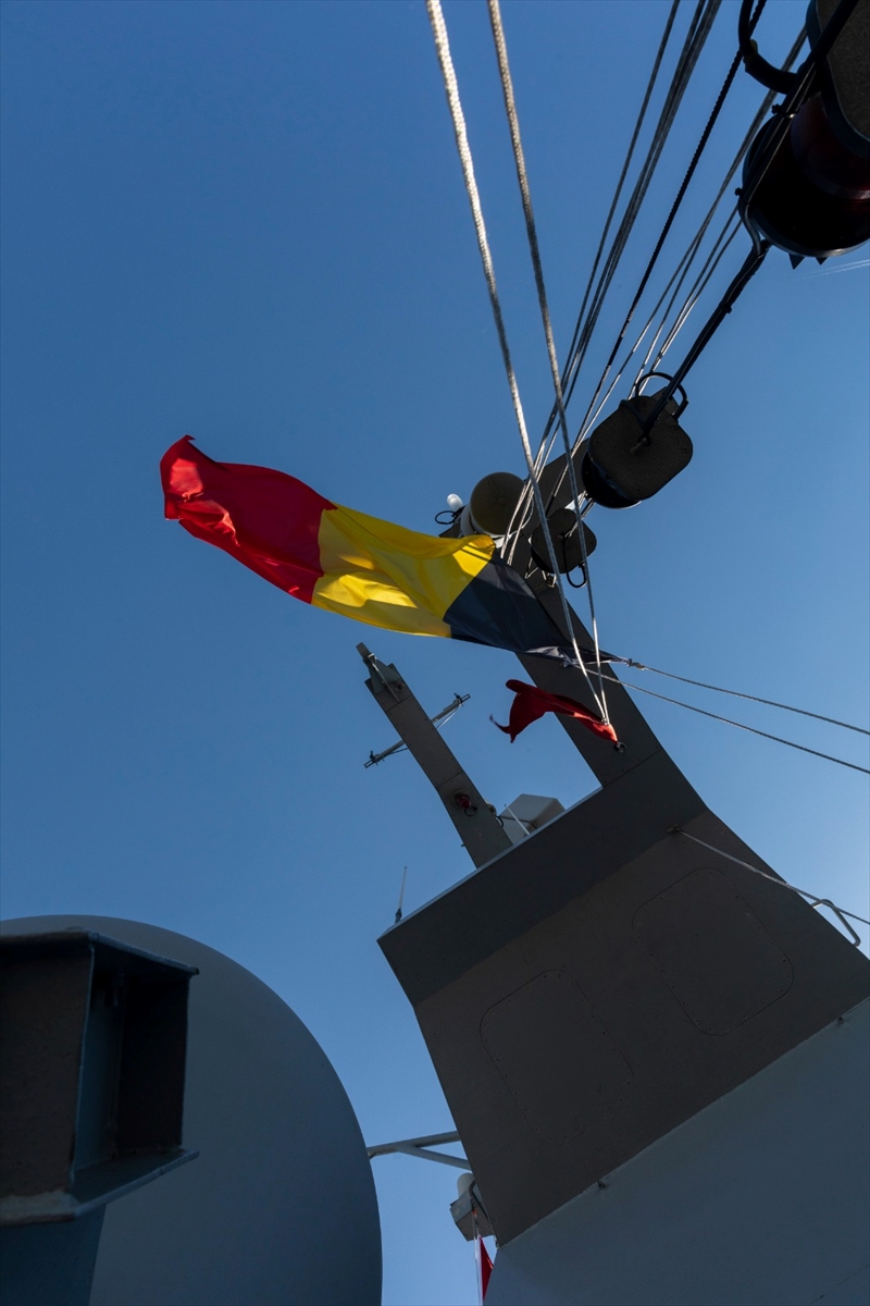 TCG Burgazada Belçika'da halkın ziyaretine açılacak