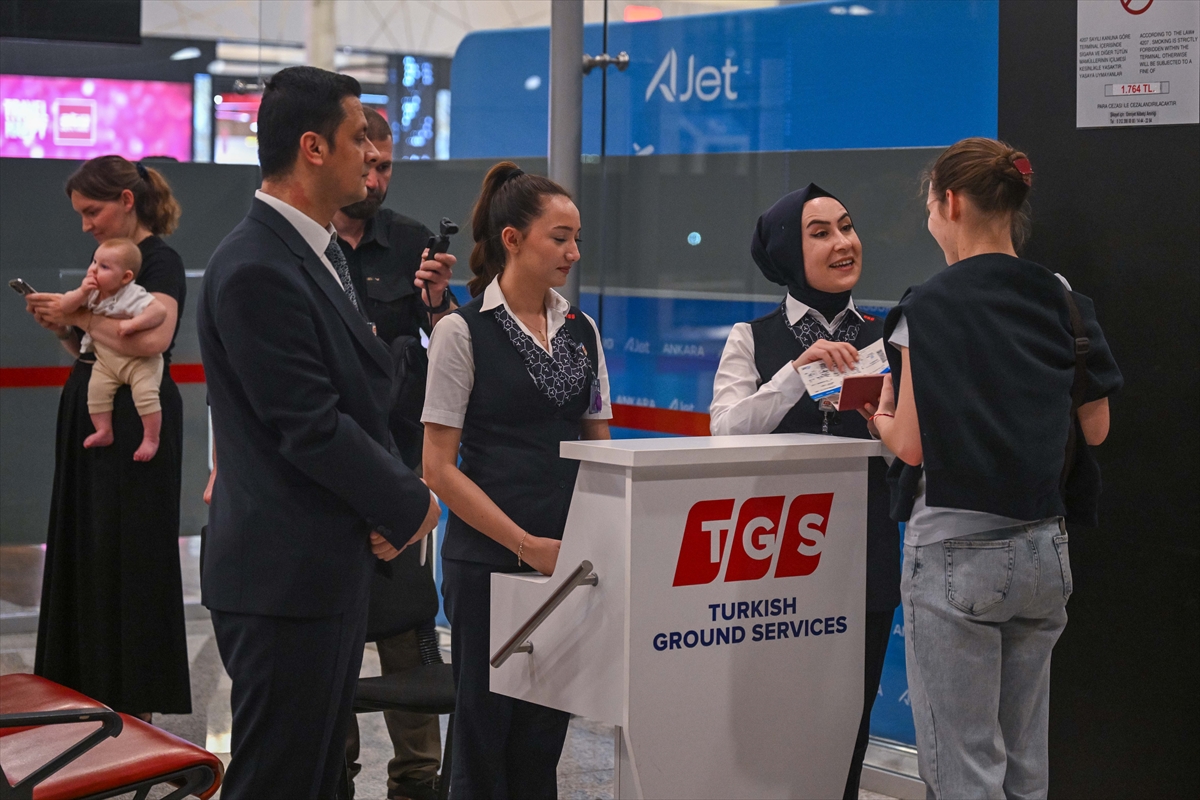 AJet'in Ankara-St. Petersburg hattındaki ilk uçuşu yapıldı