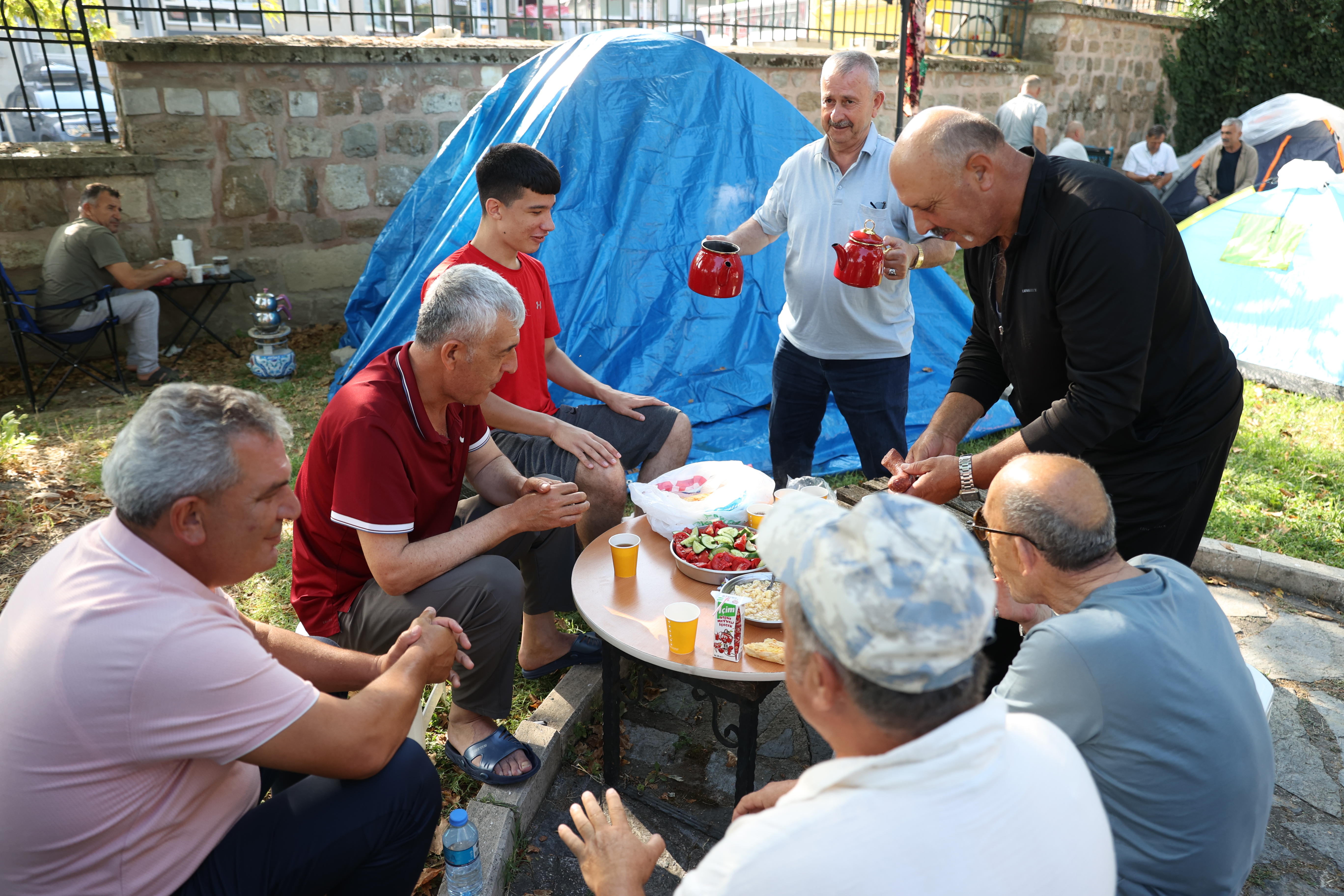 Kırkpınar tutkusu çadırları doldurdu