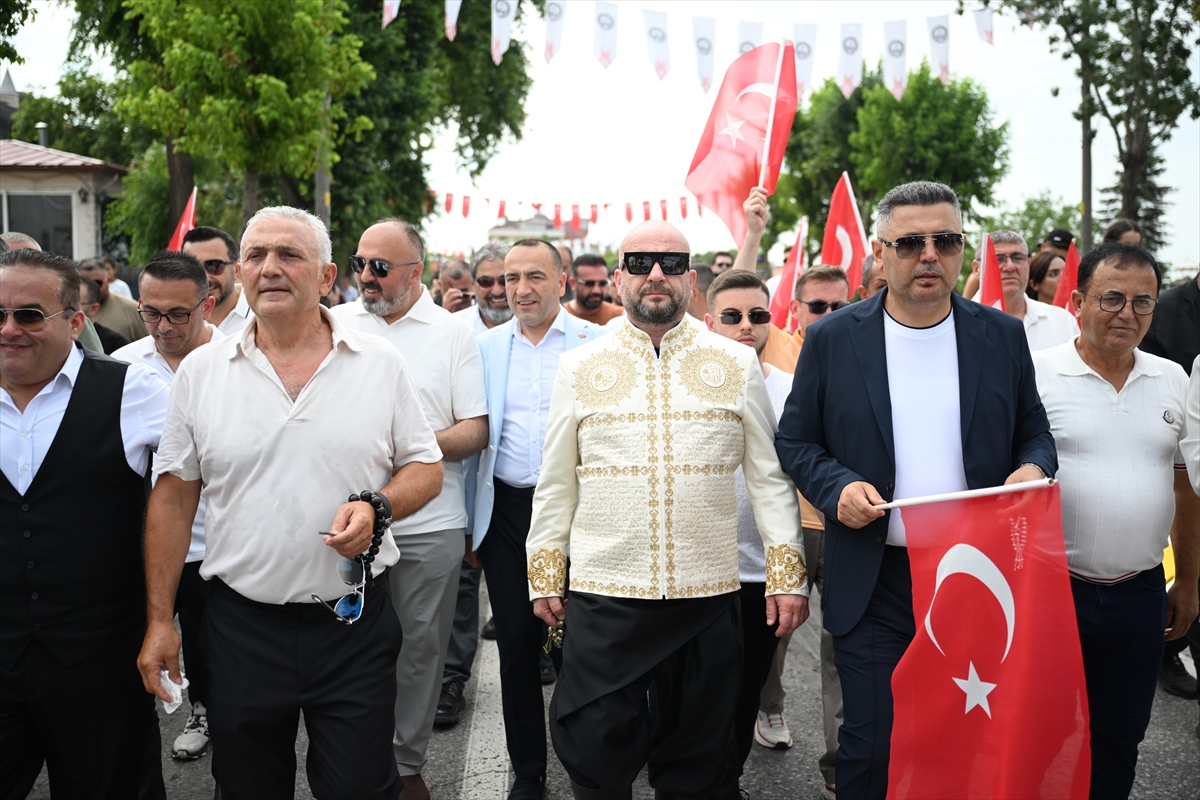 Kırkpınar'da "ağa karşılaması" geleneği yaşatıldı