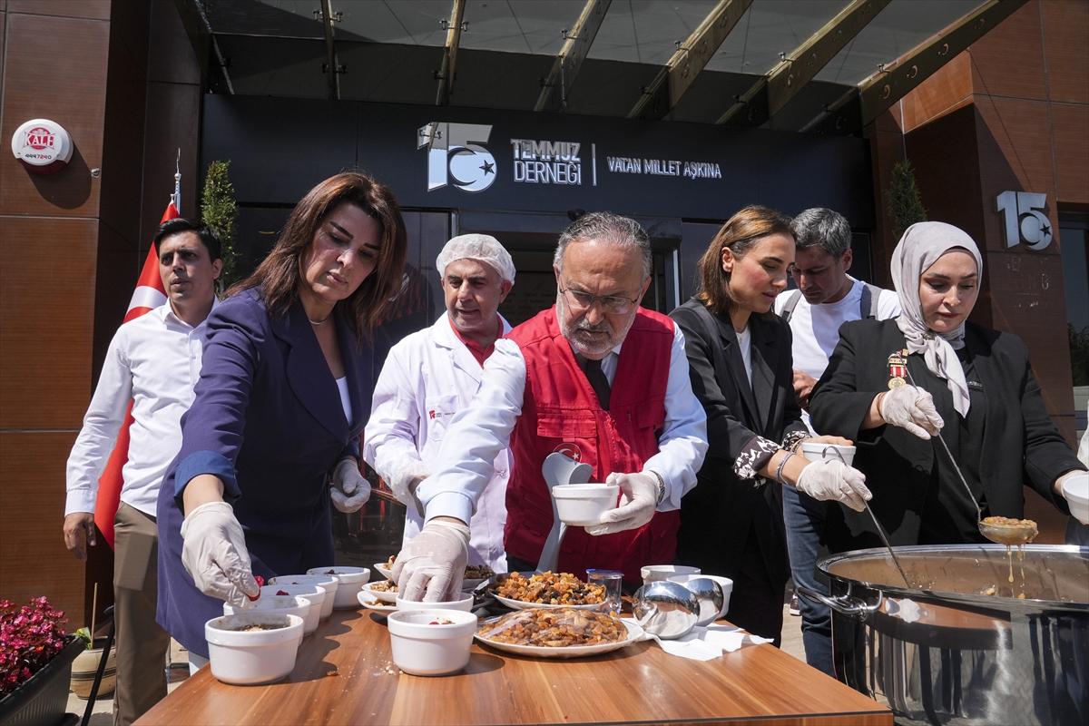 15 Temmuz Derneğinden muharrem ayı dolayısıyla aşure etkinliği