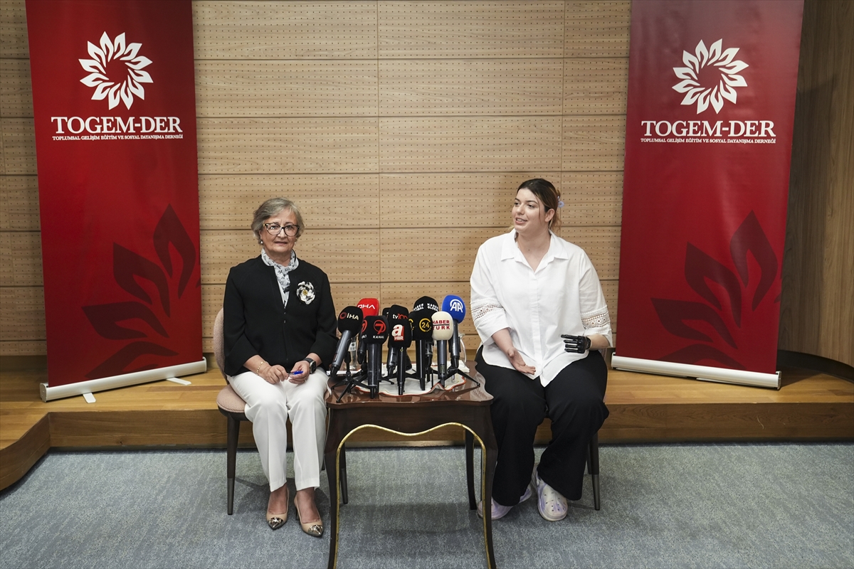Depremzede anne TOGEM-DER desteğiyle biyonik kola kavuştu