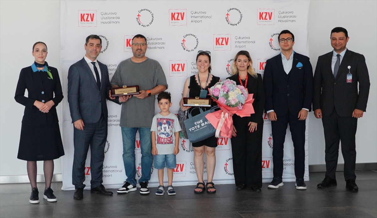 Çukurova Havalimanı 10 milyonuncu yolcusunu ağırladı