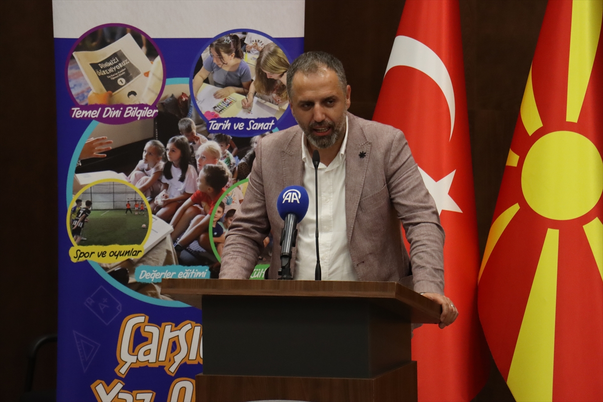 Üsküp'te TİKA destekli yaz okulunun sertifika töreni düzenlendi