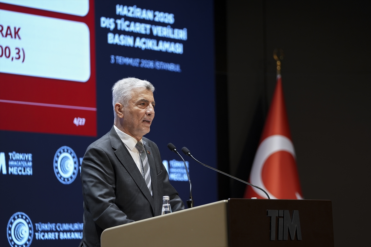 Ticaret Bakanı Ömer Bolat, haziran ayı dış ticaret verilerini açıkladı: (2)