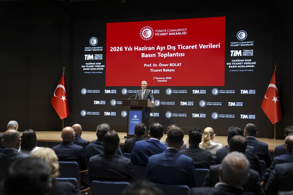 Ticaret Bakanı Ömer Bolat, haziran ayı dış ticaret verilerini açıkladı: (2)
