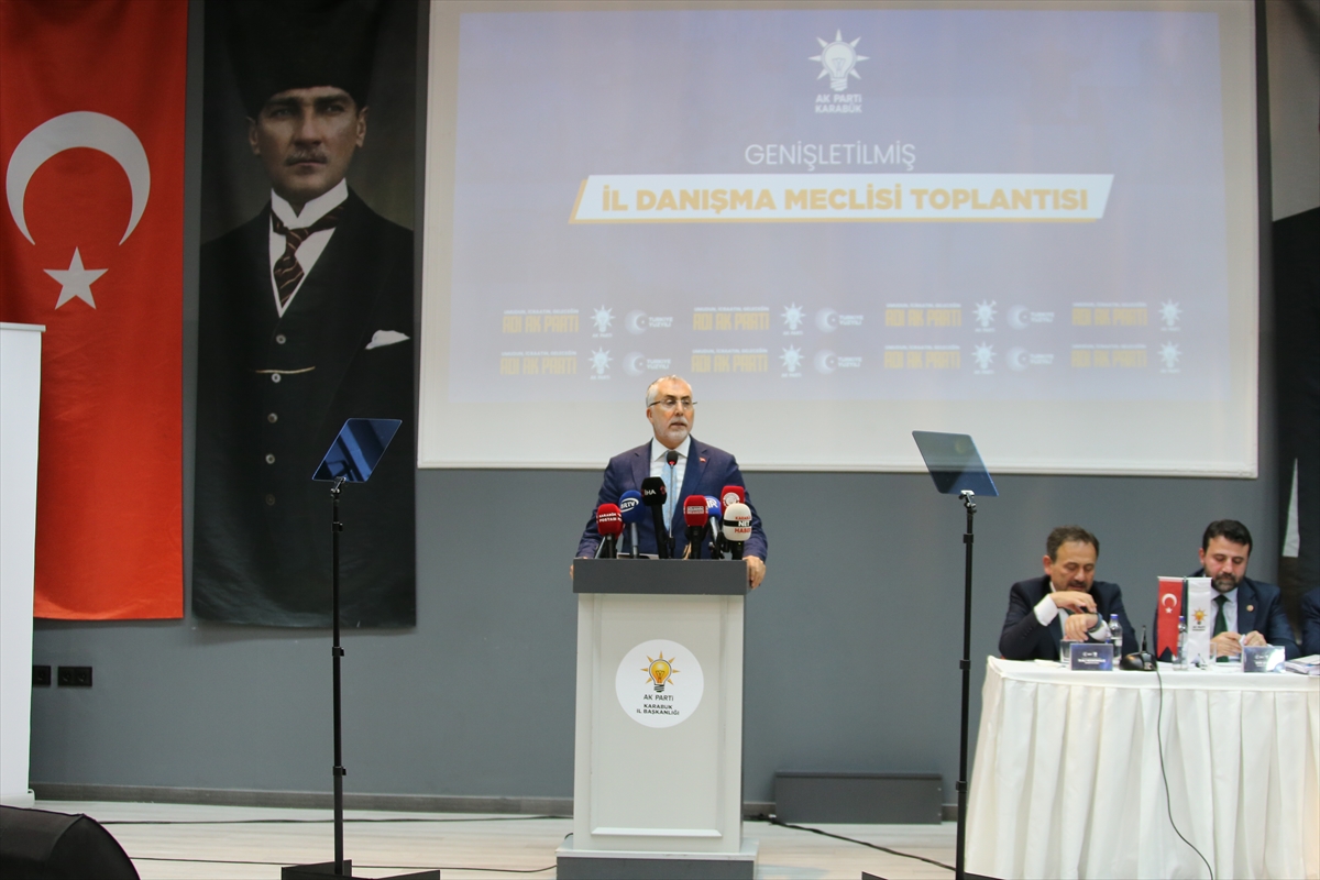 Bakan Işıkhan, Karabük'te "Genişletilmiş İl Danışma Meclisi Toplantısı"nda konuştu: