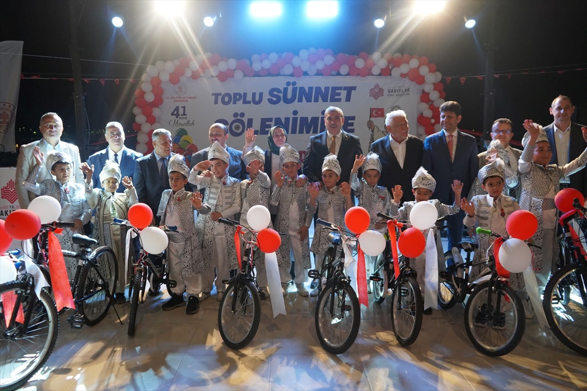 Gaziantep'te 41 çocuk için sünnet şöleni