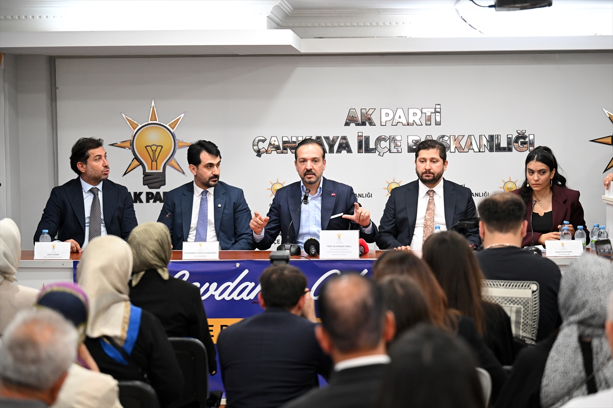 AK Parti Genel Başkan Yardımcısı Zorlu, Çankaya'da partililerle buluştu: