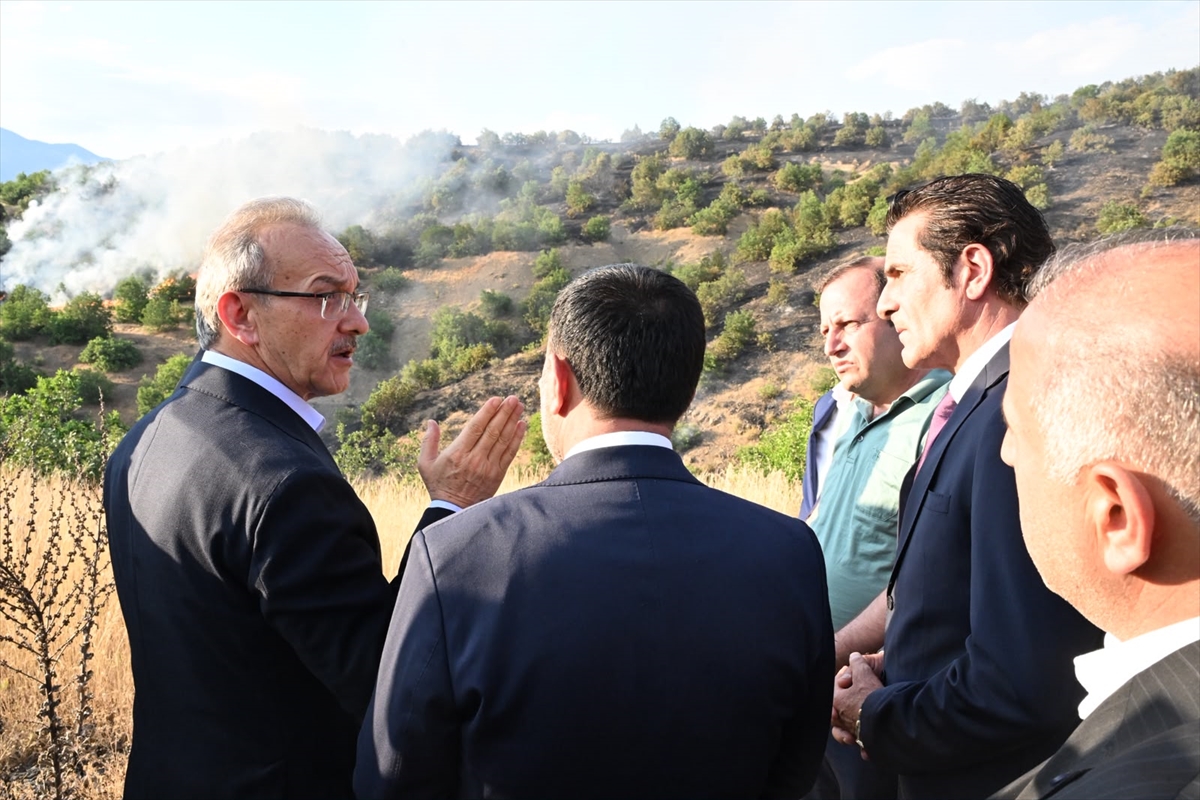 Malatya'nın Pütürge ilçesindeki orman yangını söndürüldü