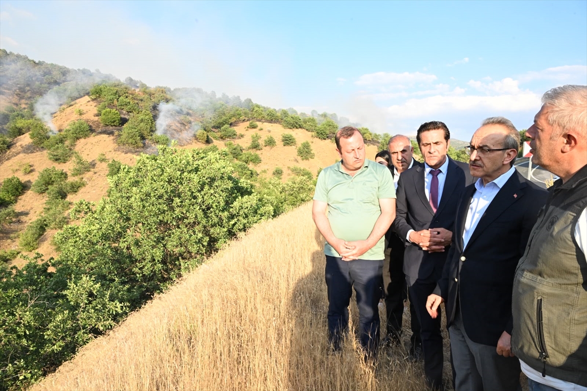 Malatya'nın Pütürge ilçesindeki orman yangını söndürüldü