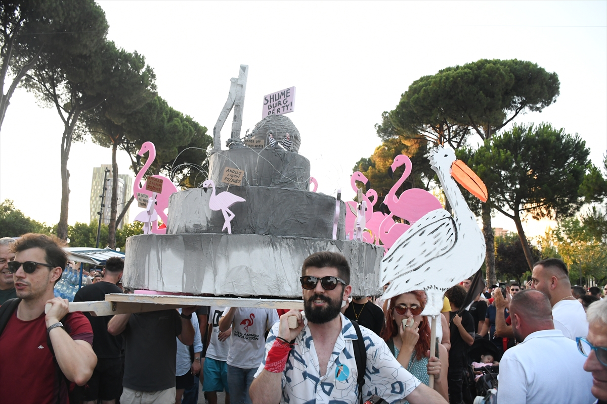 Arnavutluk'ta Zvernec'teki turizm projesine karşı gösteriler sürüyor