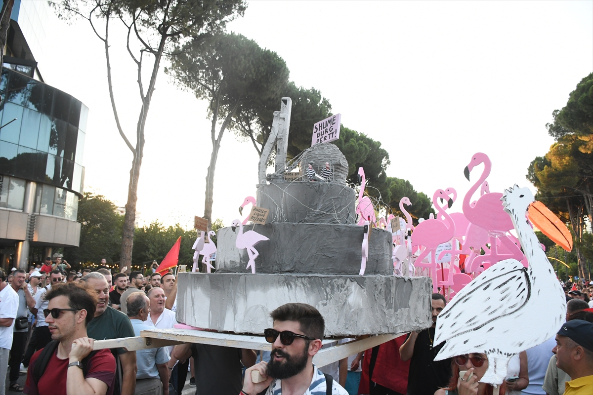 Arnavutluk'ta Zvernec'teki turizm projesine karşı gösteriler sürüyor