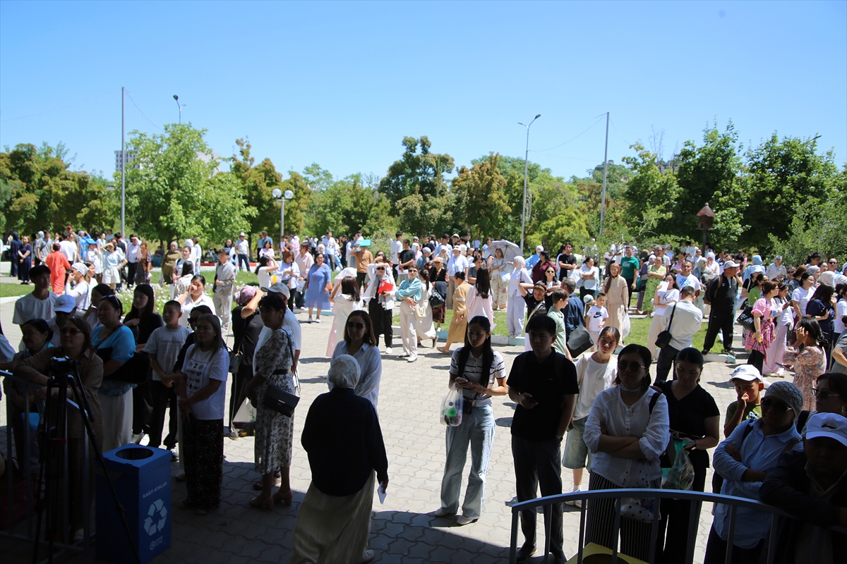 Kırgızistan-Türkiye Manas Üniversitesi giriş sınavı yapıldı