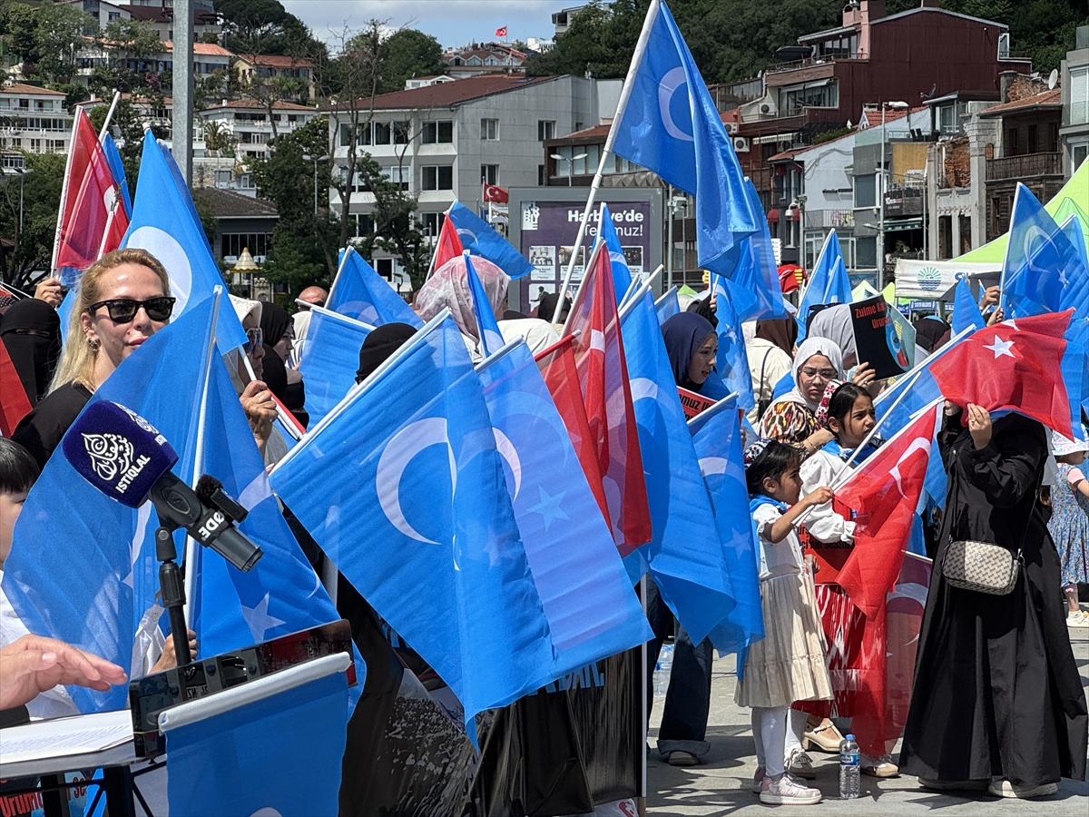 Urumçi olaylarına ilişkin İstanbul'da basın açıklaması yapıldı