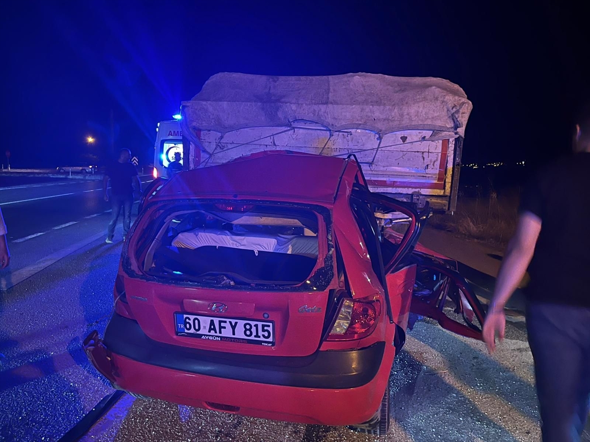 Tokat'ta trafik kazası: 1 ölü