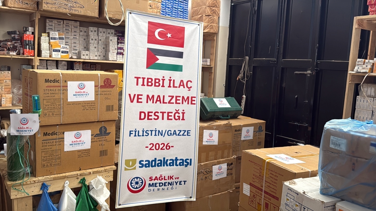 Sadakataşı Derneği Gazze'ye sağlık yardımı ulaştırdı