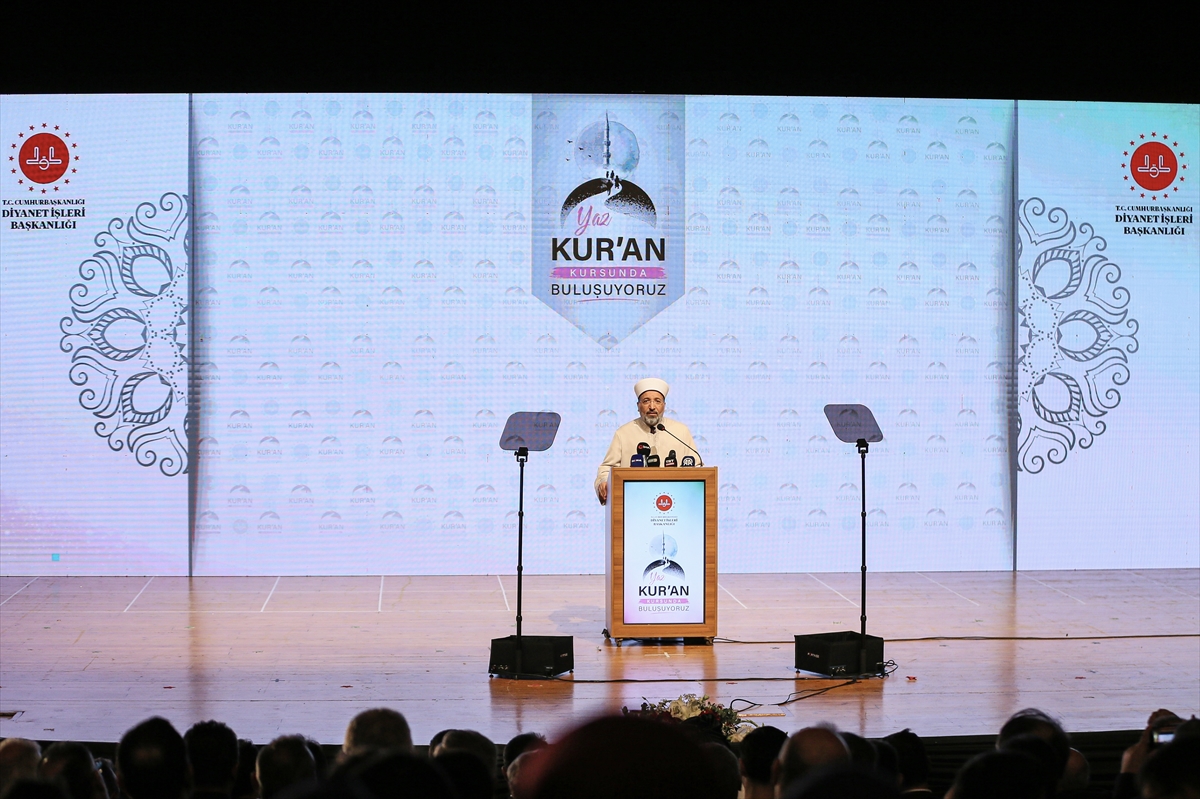 Diyanet İşleri Başkanı Arpaguş, Bursa'da "2026 Yılı Yaz Kur'an Kursları Açılış Programı"na katıldı: