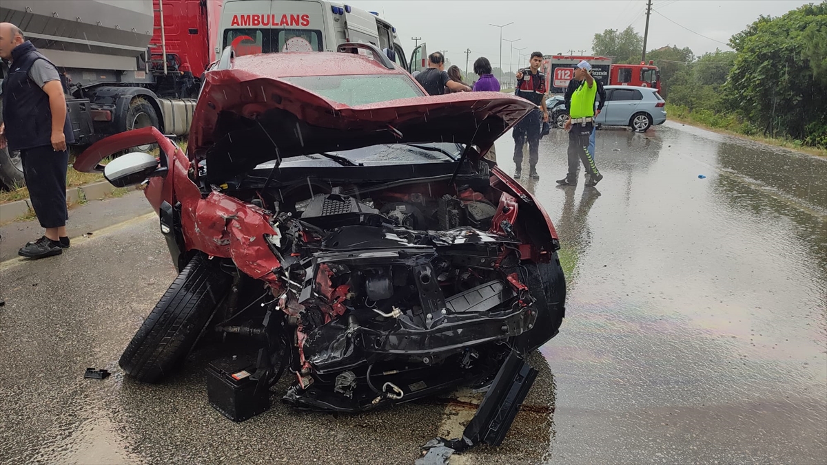 Samsun'da trafik kazası: 4 yaralı