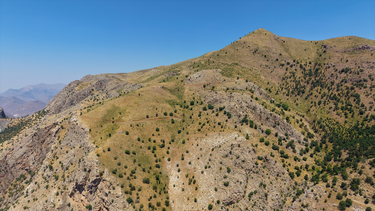 Siirt'te 2156 rakımlı yayla dronla görüntülendi