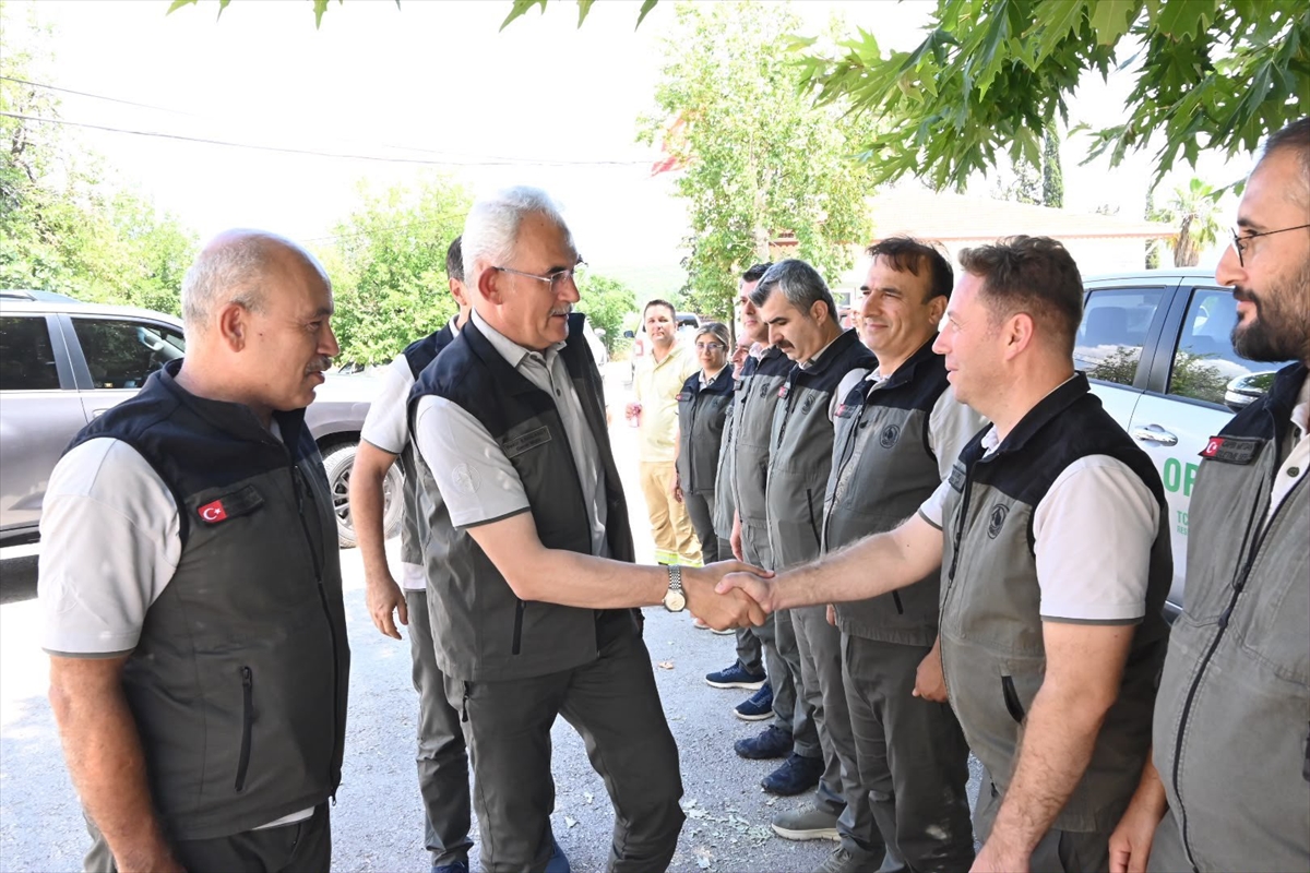 Orman Genel Müdürü Karacabey Serik'te inceleme yaptı