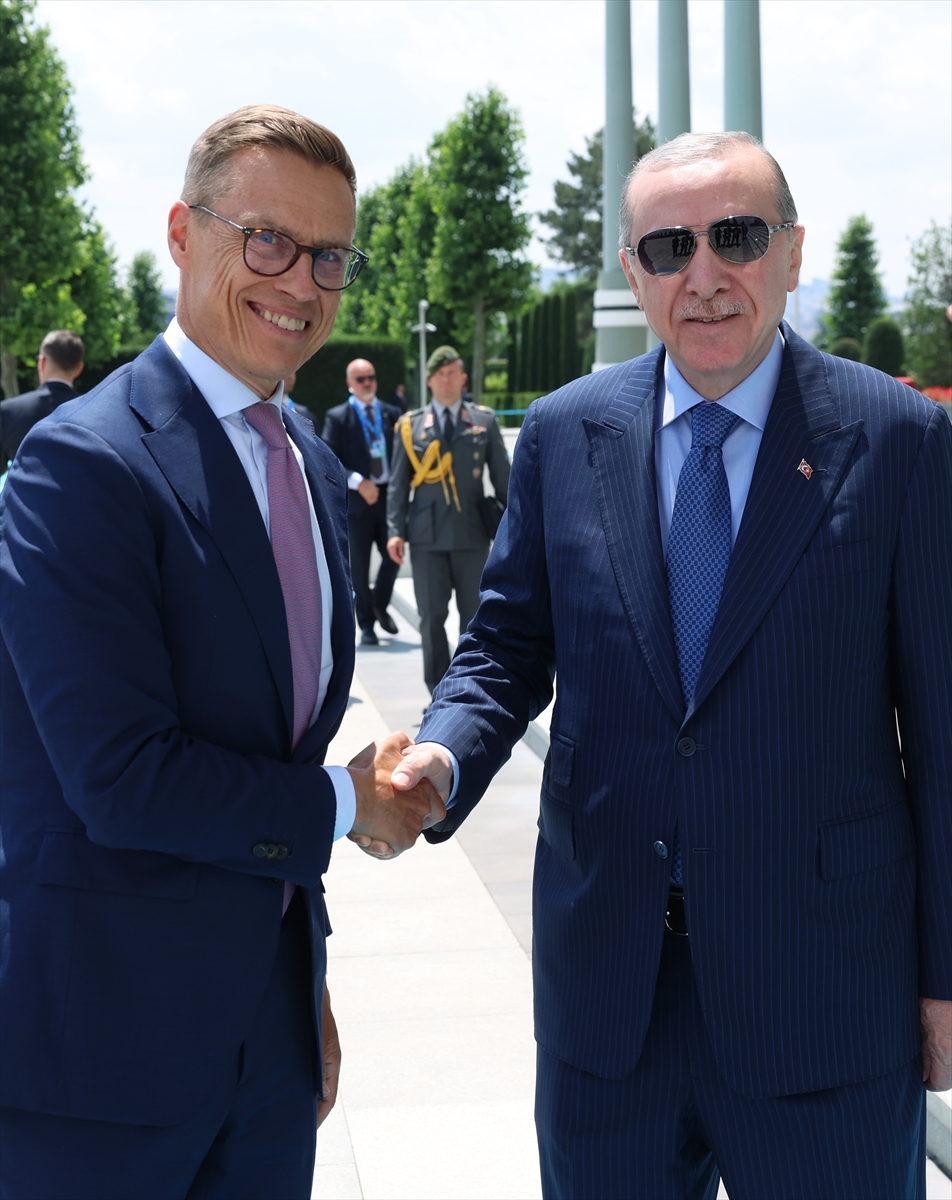 NATO ANKARA ZİRVESİ - Cumhurbaşkanı Erdoğan, Finlandiya Cumhurbaşkanı Stubb ile görüştü