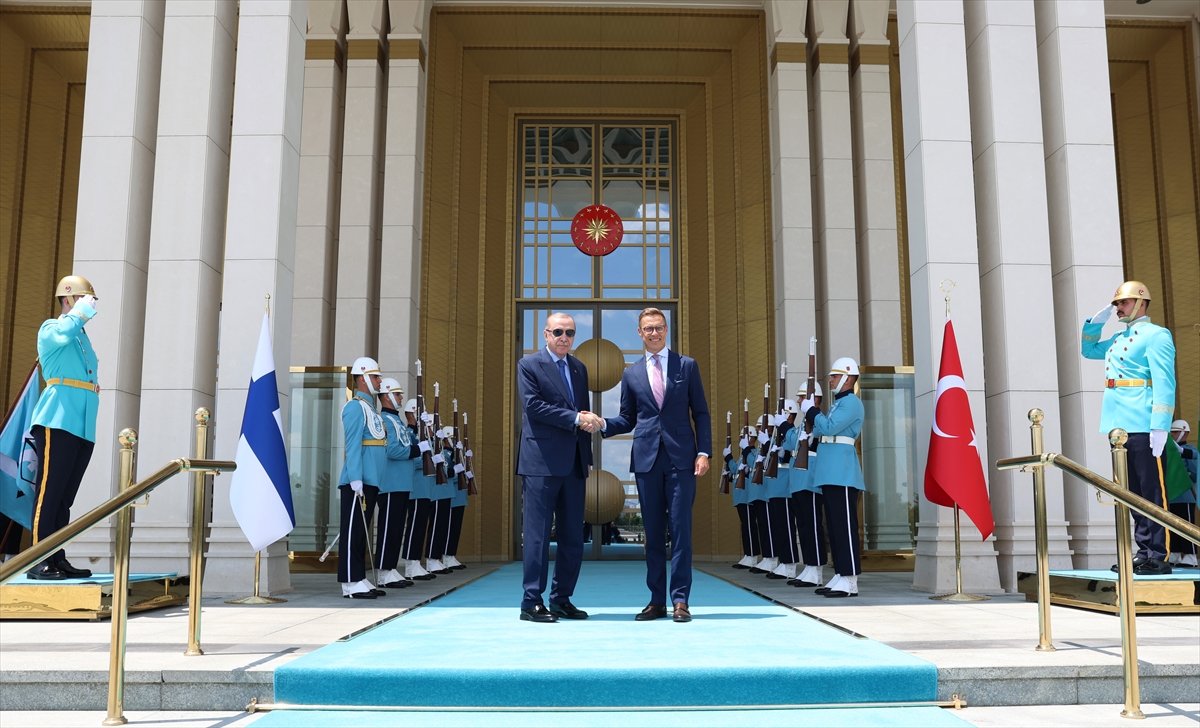 NATO ANKARA ZİRVESİ - Cumhurbaşkanı Erdoğan, Finlandiya Cumhurbaşkanı Stubb ile görüştü