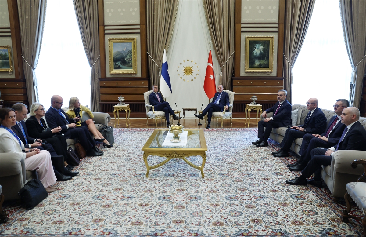 NATO ANKARA ZİRVESİ - Cumhurbaşkanı Erdoğan, Finlandiya Cumhurbaşkanı Stubb ile görüştü