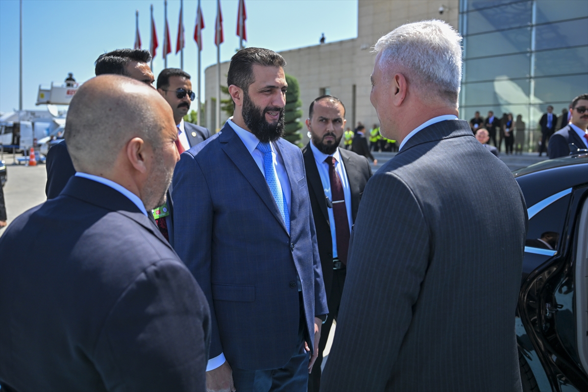 NATO ANKARA ZİRVESİ - Suriye Cumhurbaşkanı Ahmed Şara Ankara'ya geldi