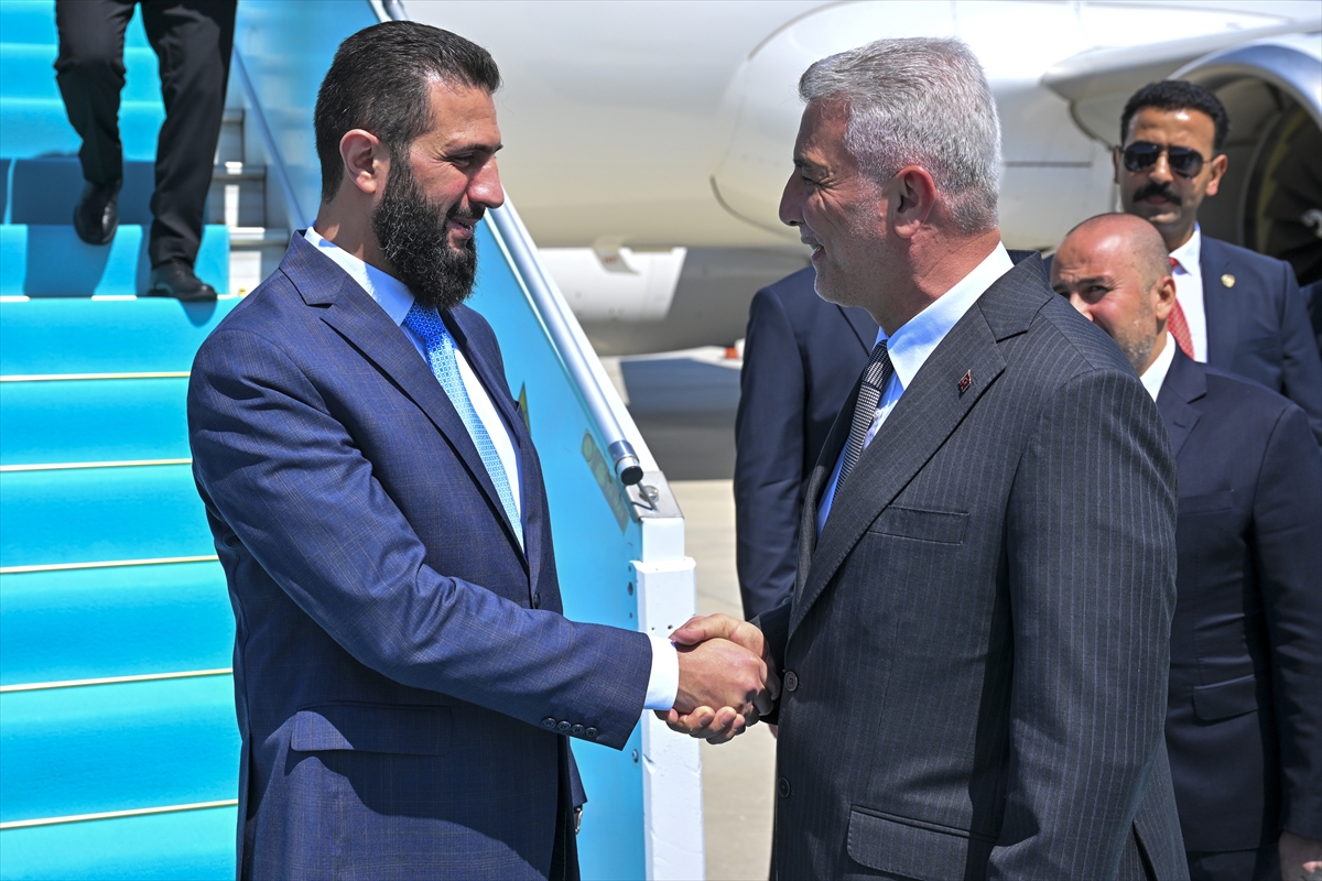 NATO ANKARA ZİRVESİ - Suriye Cumhurbaşkanı Ahmed Şara Ankara'ya geldi