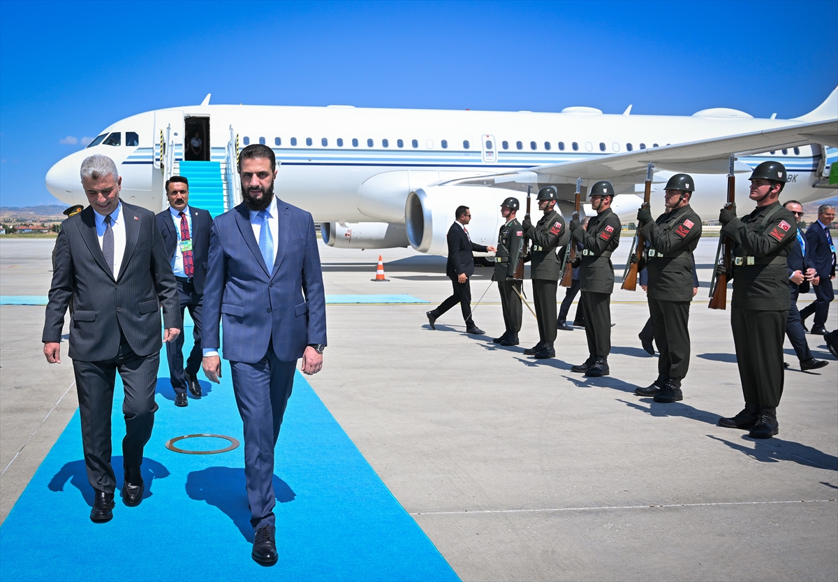 NATO ANKARA ZİRVESİ - Suriye Cumhurbaşkanı Ahmed Şara Ankara'ya geldi
