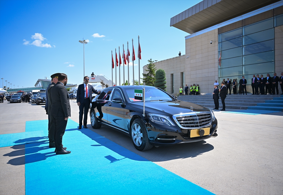 NATO ANKARA ZİRVESİ - Suriye Cumhurbaşkanı Ahmed Şara Ankara'ya geldi