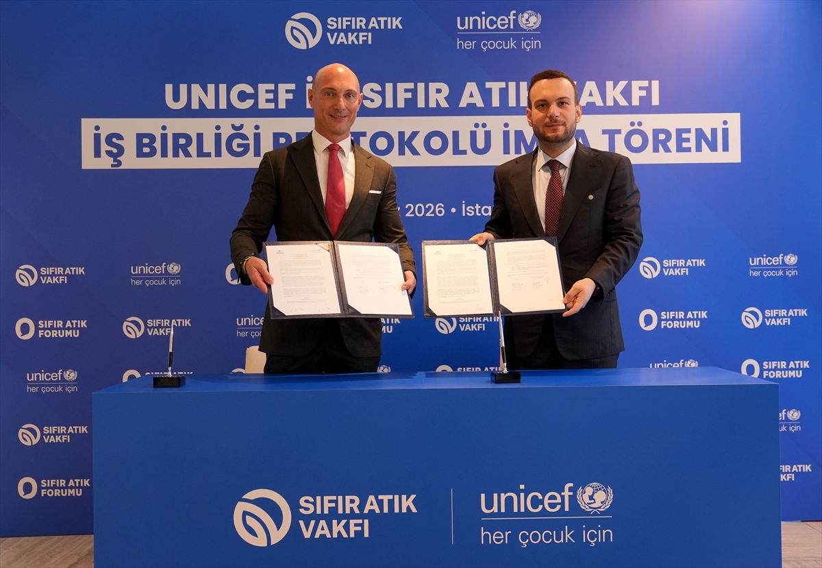 Sıfır Atık Vakfı ile UNICEF Türkiye arasında mutabakat zaptı imzalandı