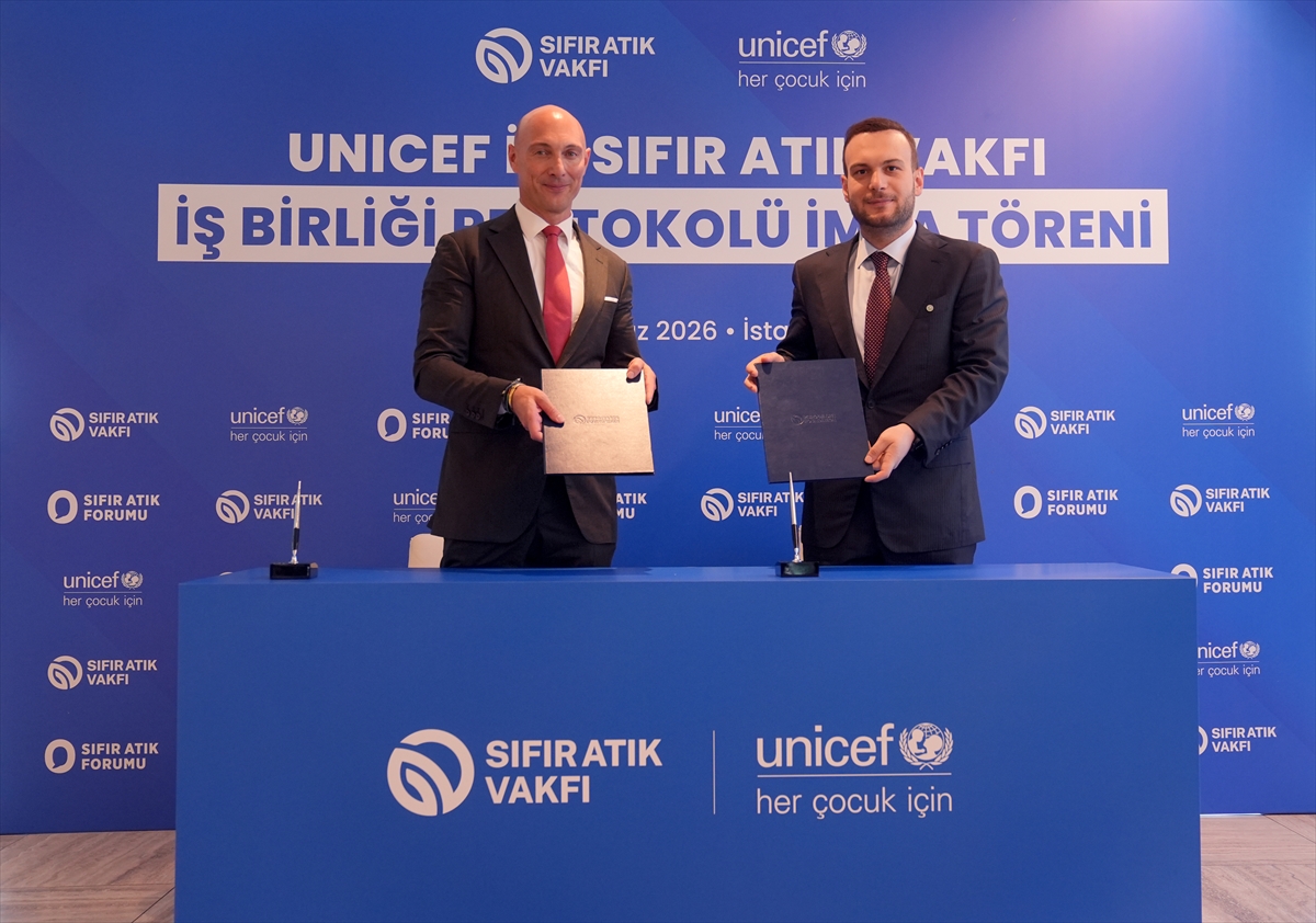 Sıfır Atık Vakfı ile UNICEF Türkiye arasında mutabakat zaptı imzalandı