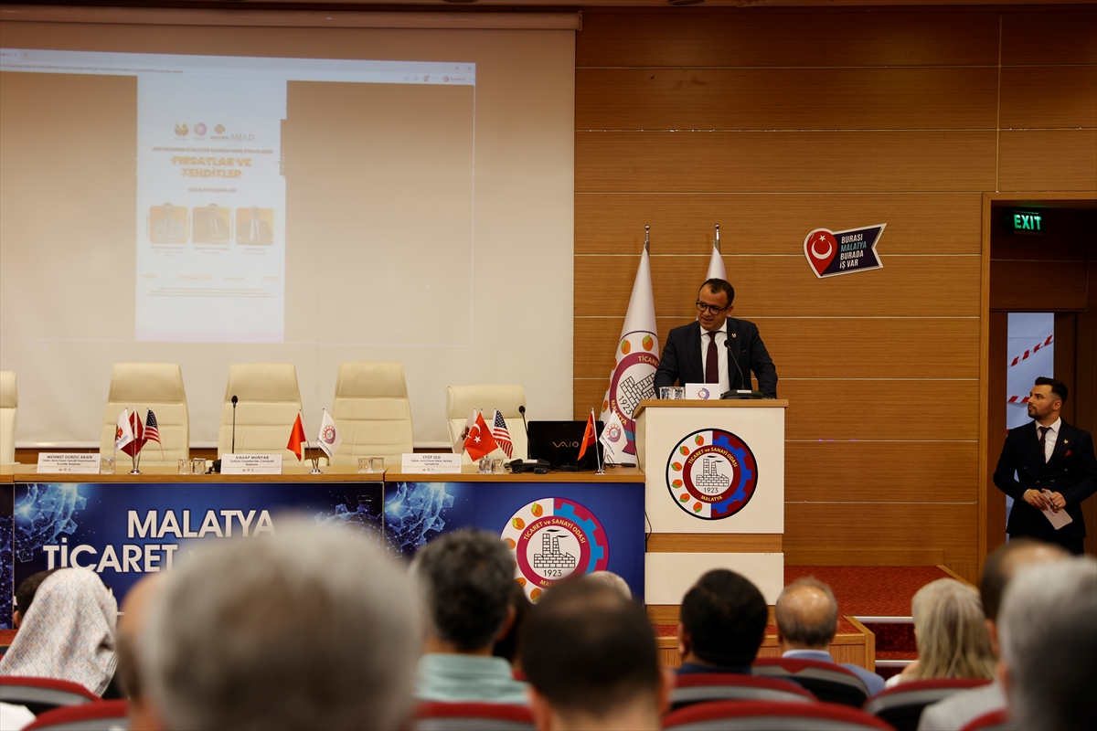 Malatya'da ABD pazarı ihracatçılara anlatıldı
