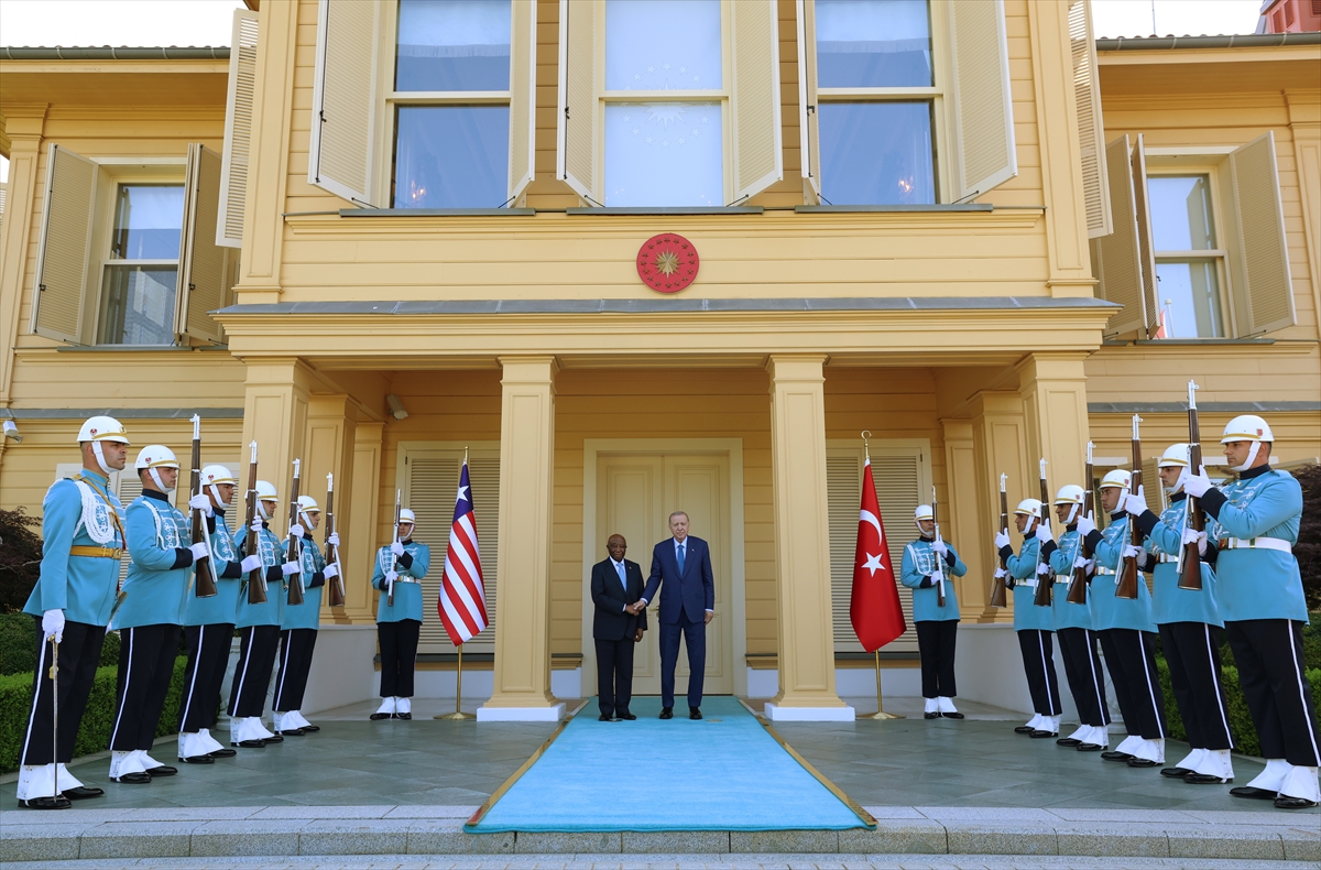 Erdoğan ve Liberya Cumhurbaşkanı Boakai görüştü