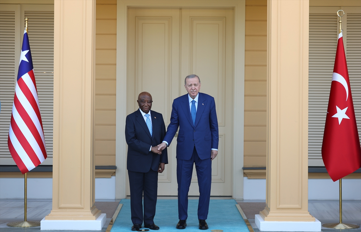 Erdoğan ve Liberya Cumhurbaşkanı Boakai görüştü