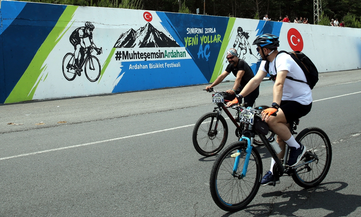 Ardahan'da Bisiklet Festivali Başladı