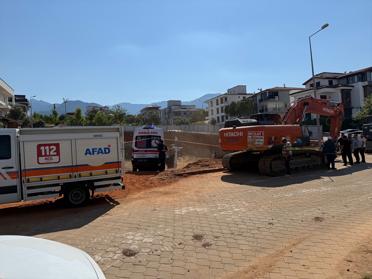 Denizli'de inşaat göçtü: 1 işçi öldü
