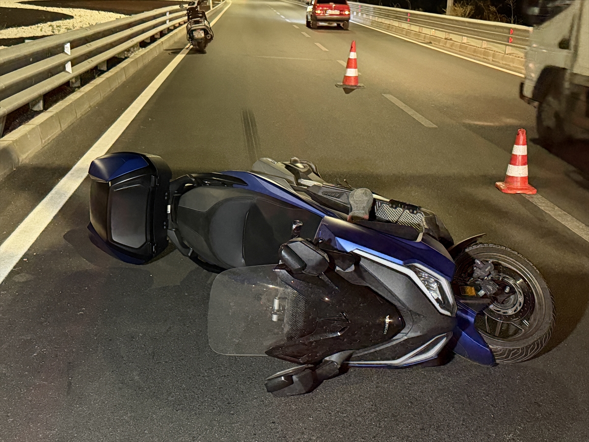 Alanya'da motosiklet kazası: 1 ölü