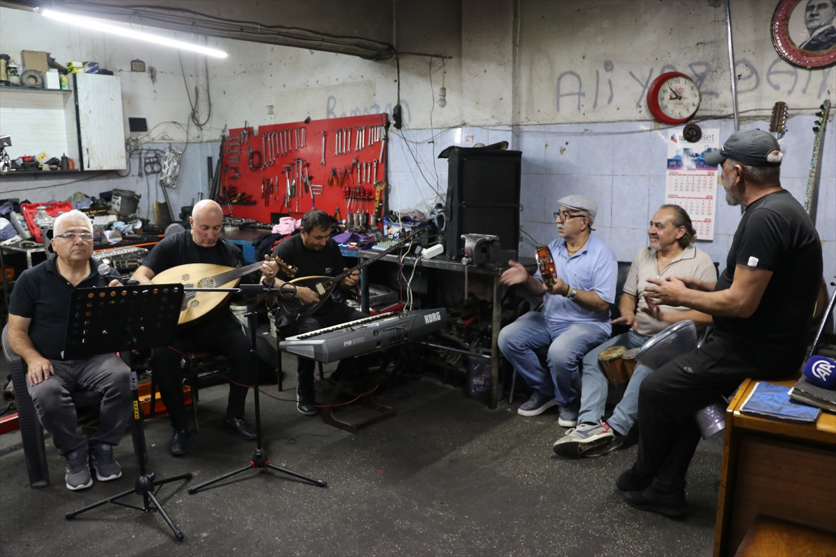Motor ustaları Grup Sanayi ile konser veriyor