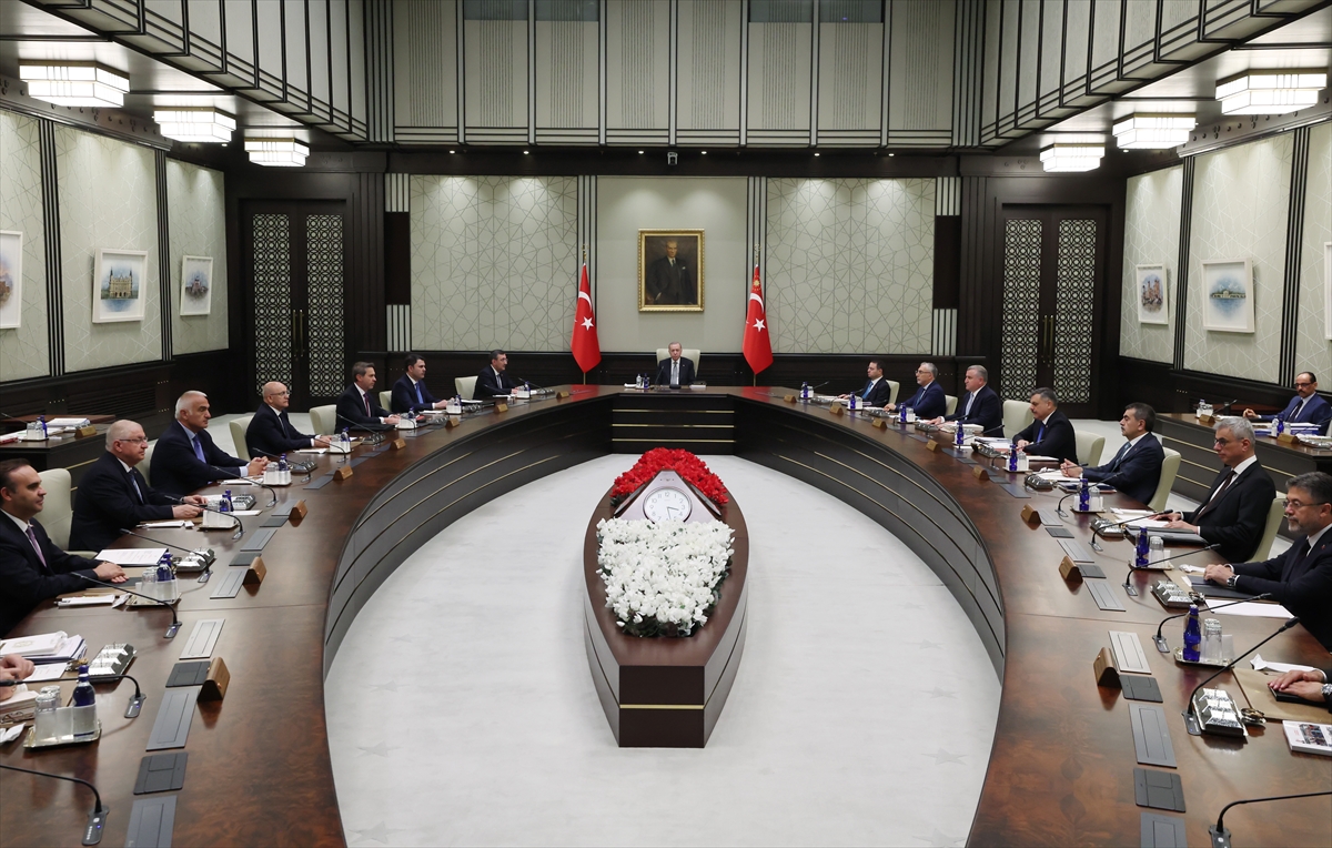 Kabine toplandı: Erdoğan başkanlık etti