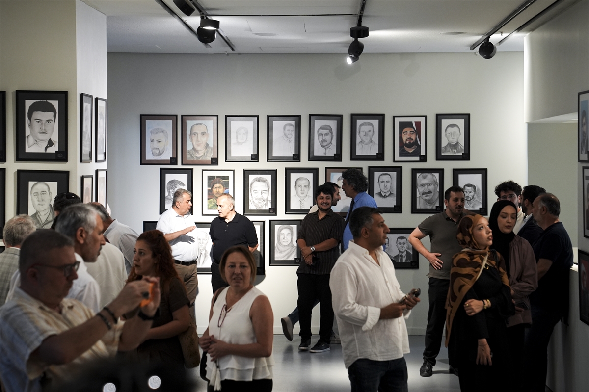 253 Şehit 253 Portre sergisi AKM'de açıldı