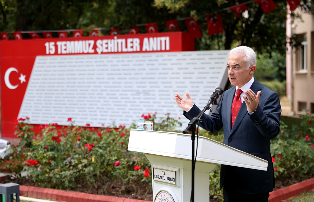 Kırklareli: 15 Temmuz şehitleri için 253 gül dikildi
