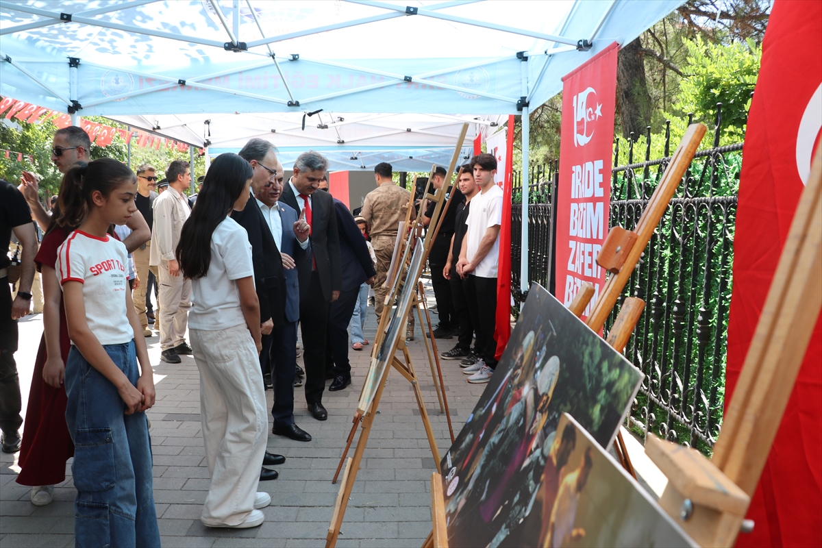 Siirt'te 15 Temmuz Anma Çadırı Açıldı