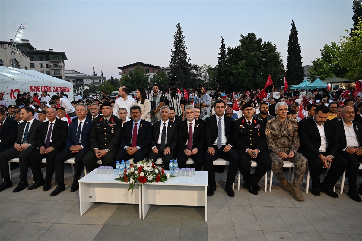 15 Temmuz etkinlikleri Gaziantep ve çevre illerde yapıldı