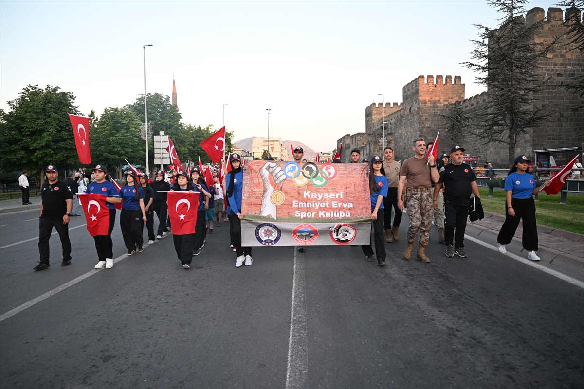 15 Temmuz Yürüyüşleri İç Anadolu'da Yapıldı